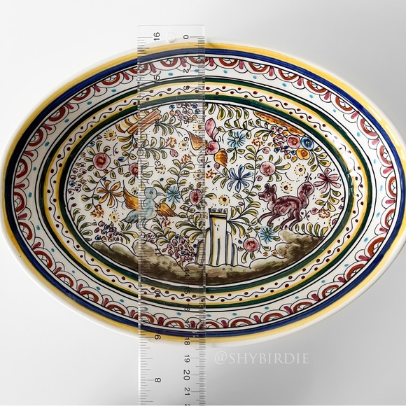 Genuine Portuguese Artisan Handcrafted Painted Bowl - Picture 9 of 14